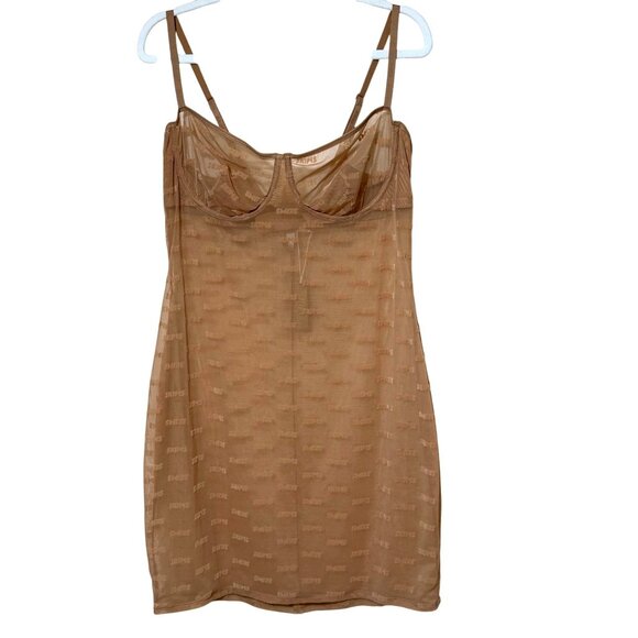 SKIMS After Hours Slip Dress Ochre Womens 2X - Picture 2 of 13